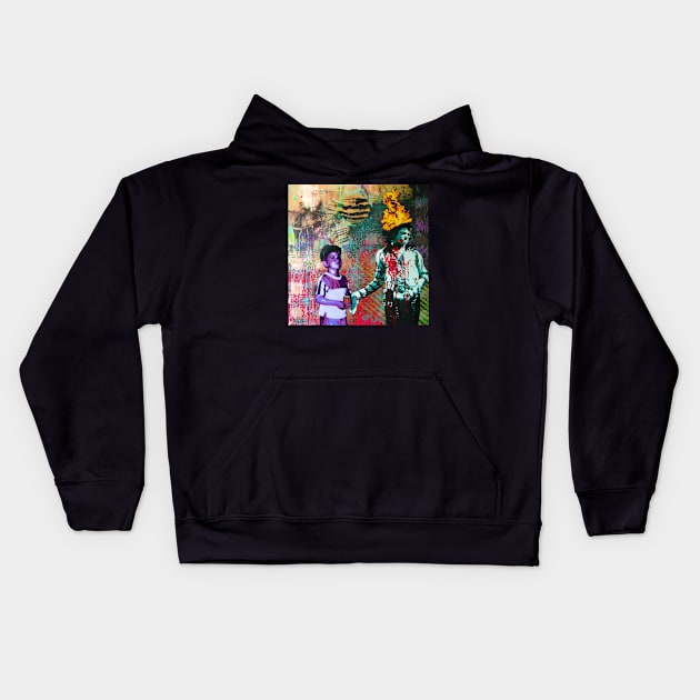 Serial Thriller Kids Hoodie by Bobby Zeik Art